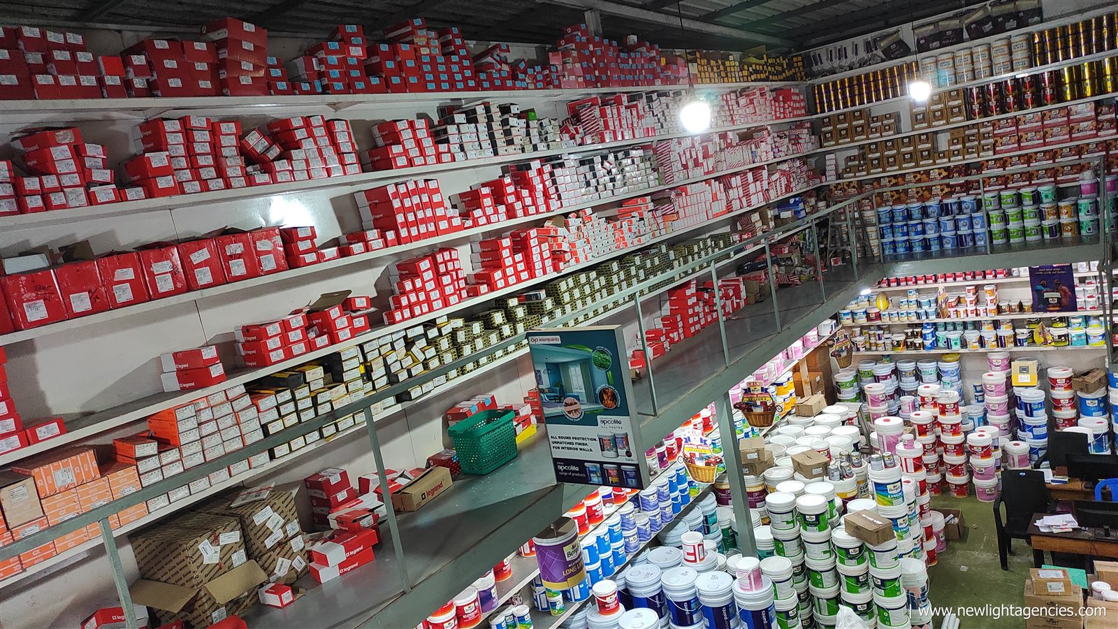 Hardware, electrical products and paints available at Newlight Building Solutions